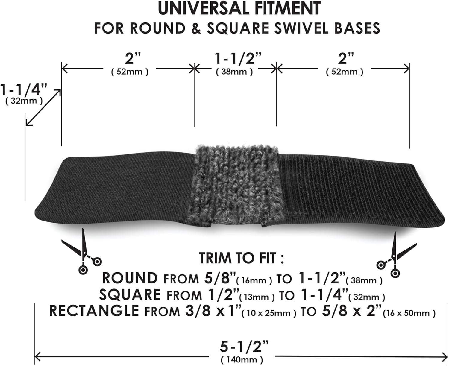 Gorillaoutdoor Sled Base Chair Floor Protectors/Wrap around Berber for Furniture with Tubular Legs and Bases (16 Pack) Wrap on Furniture Pads for Outdoor or Indoor Use Don'T Scratch Your Deck image number 2