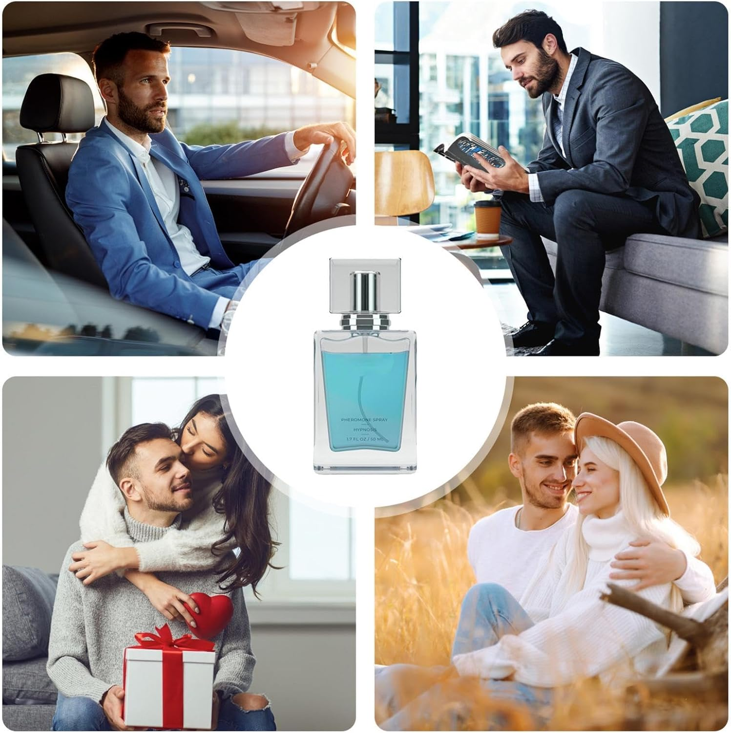 Cu-Pids Pheromone Cologne for Men, Lure Her Pheromone Cologne, Cu-Pid Hypnosis Cologne, Pheromone Cologne for Men, Cupids Charm Toilette For-Valentine'S Day Gift, Portable Perfume for Daily Life (2PCS) - 1Pcs image number 3