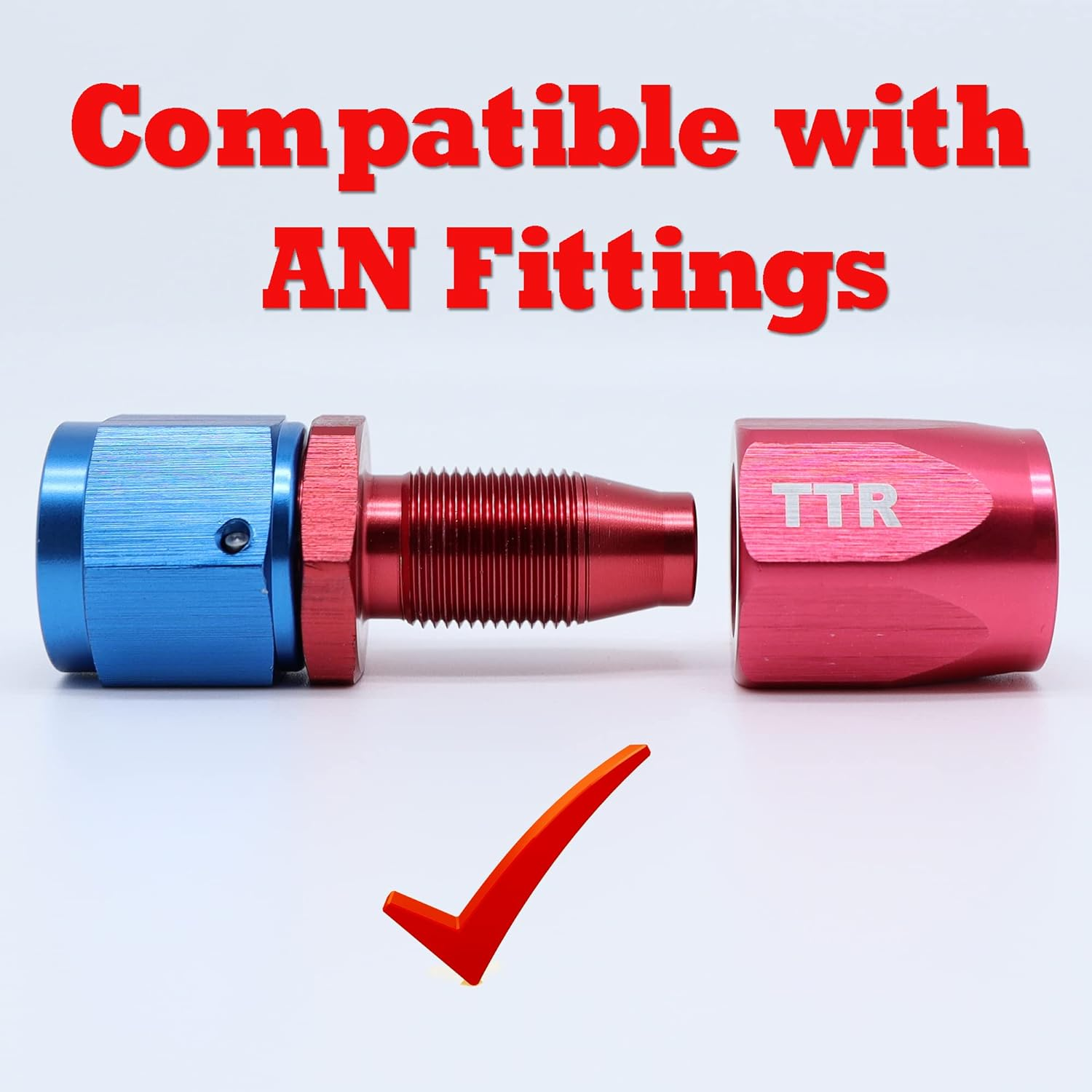 -6 an AN6 Stainless Steel Braided Fuel Line Hose 8.3Mm (5/16") &ndash; Price for 5FT image number 4