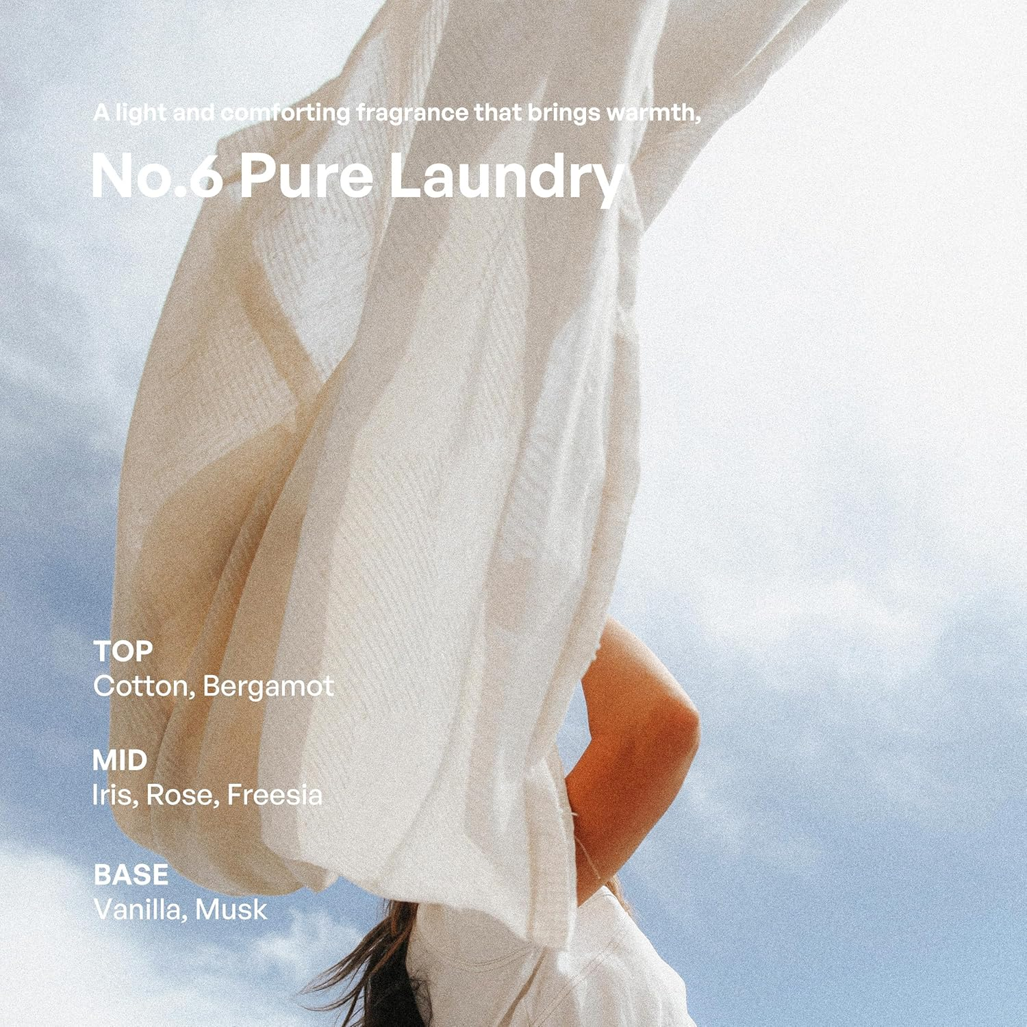 Hetras Premium Reed Diffuser Set 16.9 Fl.Oz. 2 Pack | Pure Laundry - Fresh & Warm Scent | Long-Lasting Luxury Fragrance with 10 Reed Sticks for Home & Office | Gifts for Loved One image number 1