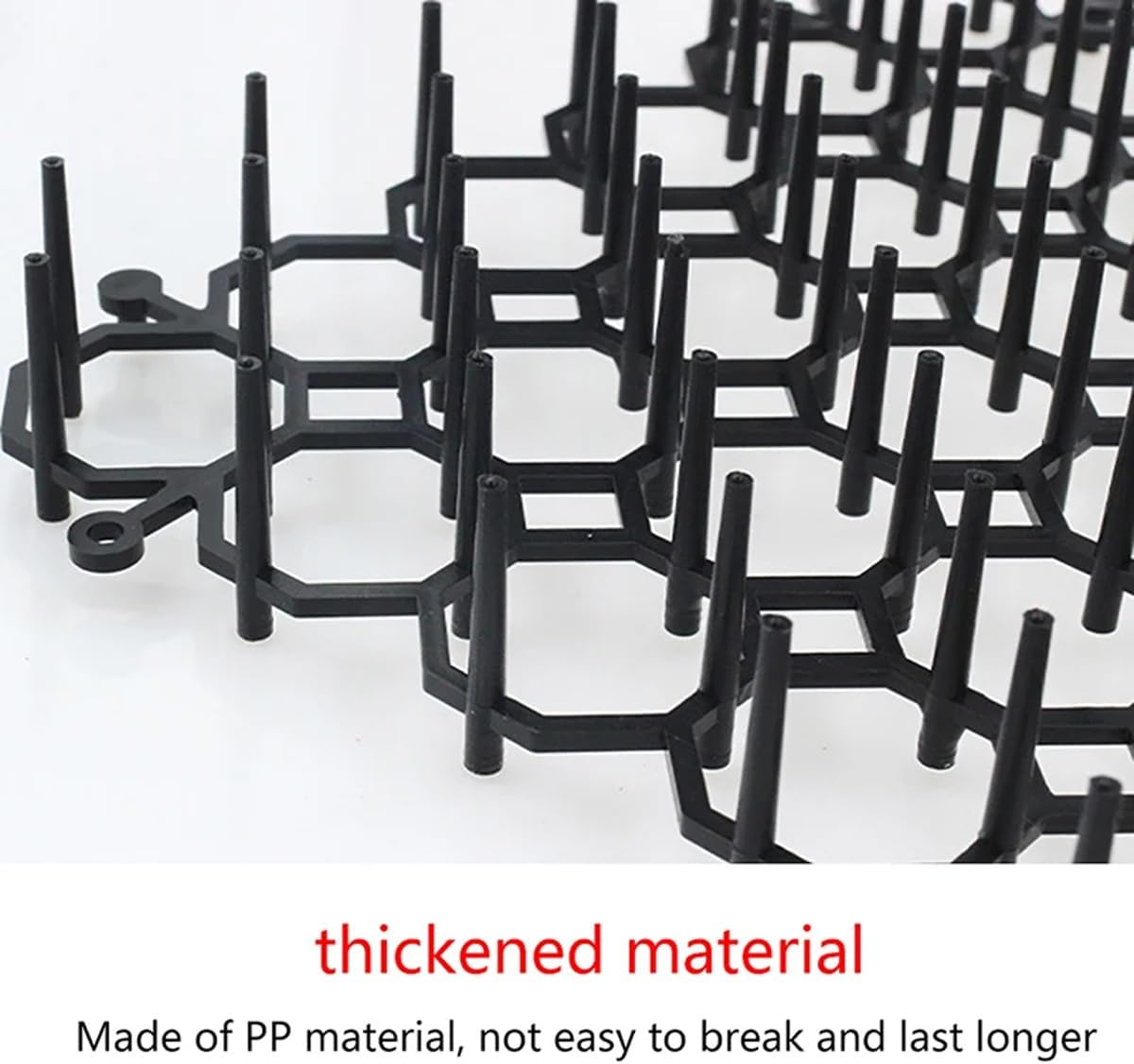 AIMALL Anti-Cat Spike Mat, 10-Pack, Deterrent Nets, Safe Pet Repellent Mats, Ideal for Gardens and Indoor Use, 15.74X7.87 Inches Each image number 5