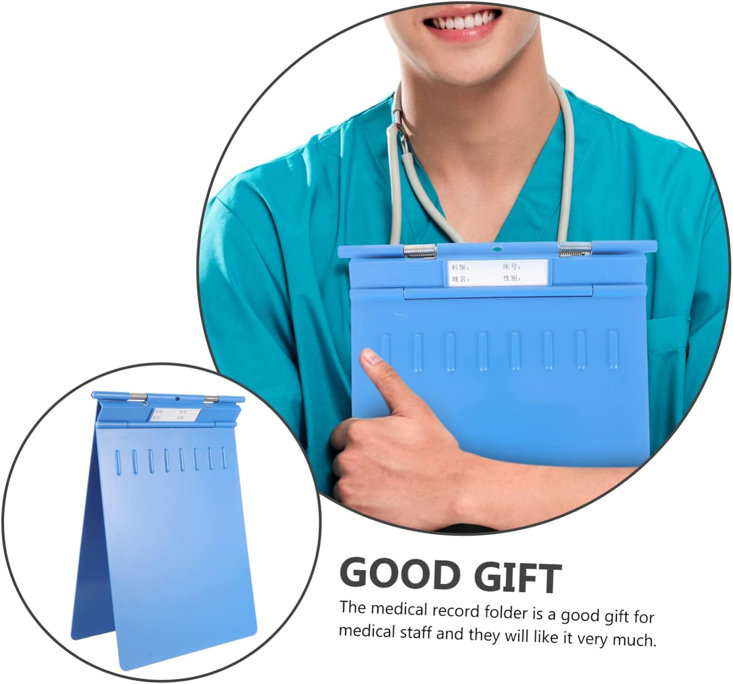 MERRYHAPY Nursing Clipboard Record Paper File Organizer Clip Board Document Organizer Lightweight and Portable image number 1