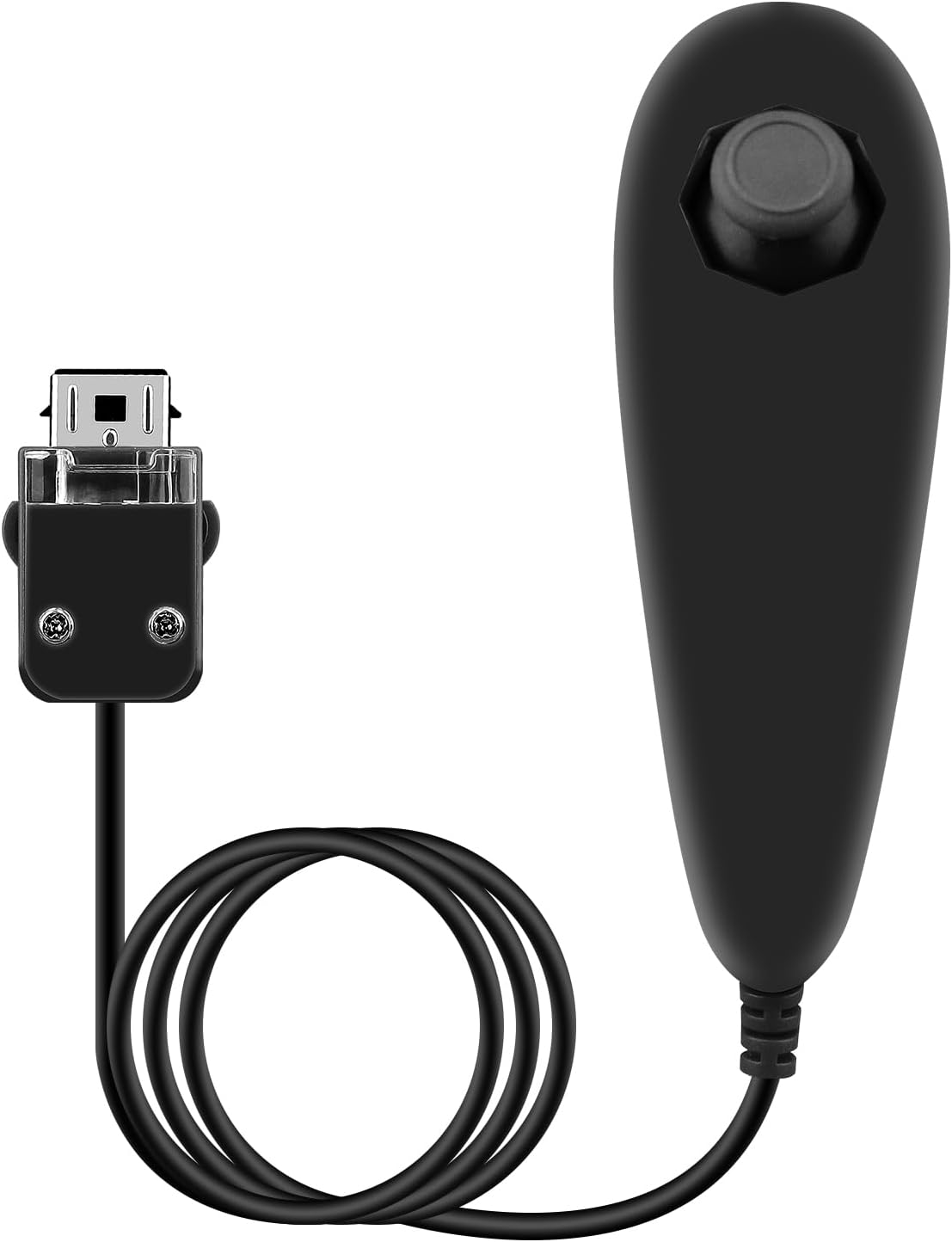 OSTENT Motion Based Wired Nunchuck Controller for Nintendo Wii Console Video Game