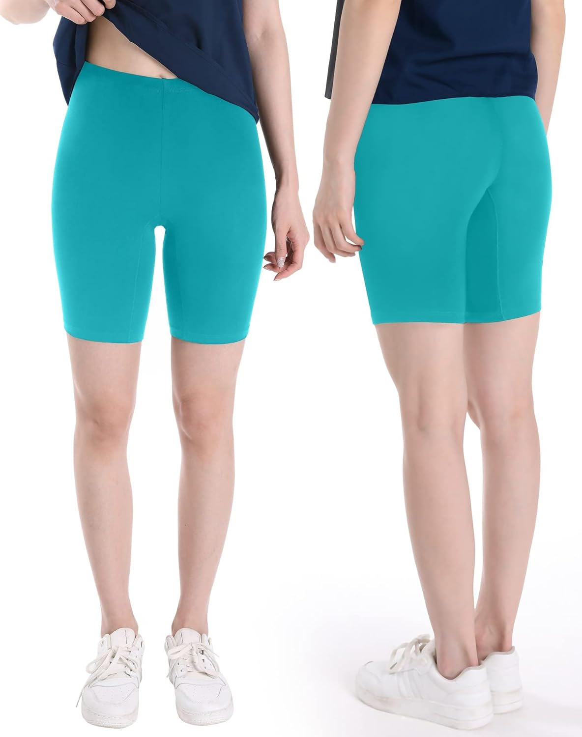 INNERSY Teen Girls' Soft Cotton Short for Age 8-16 Kids Tagfree Dance Shorts 3-Pack