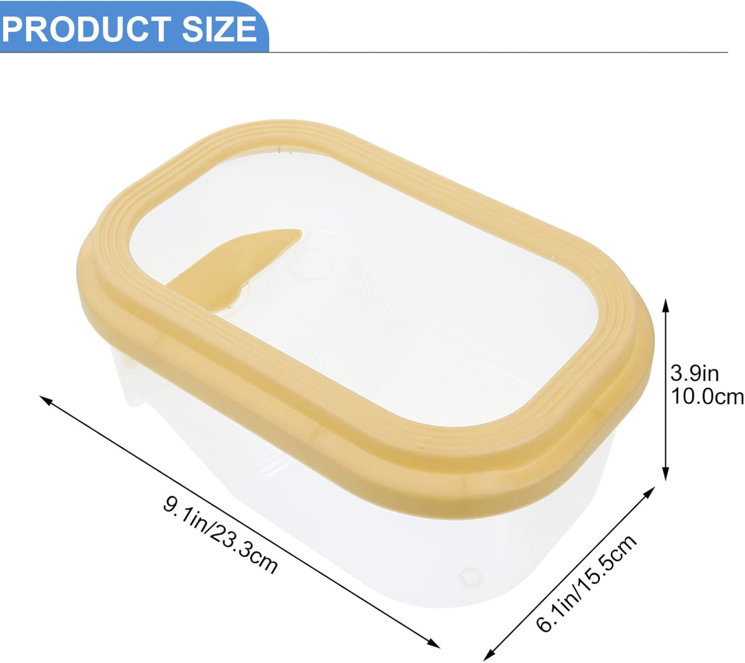 SUPVOX Turtle Breeding Container Basking Platform Multi-Use Indoor Turtle Tank for Tortoise Fish and Small Aquatic Pets Durable and Versatile Habitat Climbing Ramp and Feeding Area For image number 6