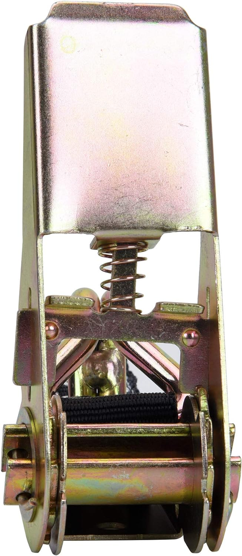 Sturdy 1" X 12Ft Tie down Straps with Dual J-Hooks, Heavy Duty Ratchet Cargo Lashing Straps up to 1500Lbs, Adjustable Cam Buckle Tie-Down Straps for Motorcycle, Cargo, Trucks,Trailer,Luggage-2Pcs image number 1