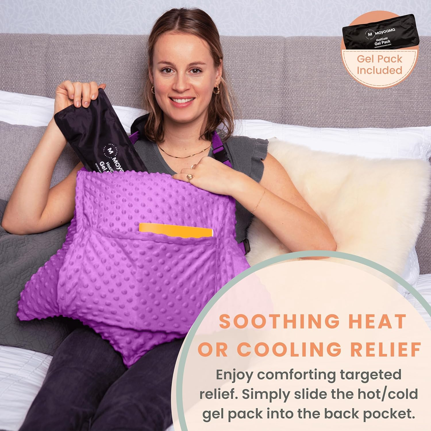 MOYOAMA Hysterectomy Pillow Post Surgery for Hysterectomy Recovery Must Haves- Surgery Pillow for Abdomen, Abdominal Pillow Post Surgery, Abdominal Surgery Recovery Pillow for Hysterectomy Gifts image number 7