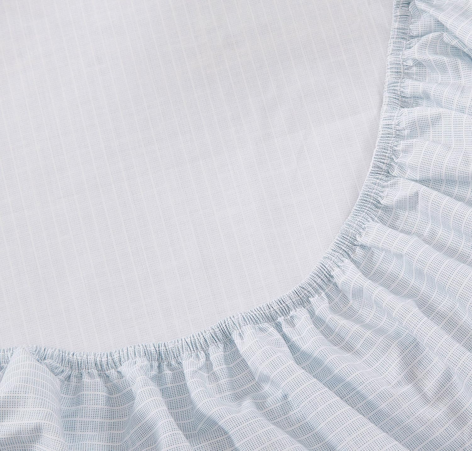 Tommy Bahama - Queen Sheets, Cotton Percale Bedding Set, Crisp & Cool, Stylish Bedding Set (Ala Moana Stripe Blue, Queen) image number 6