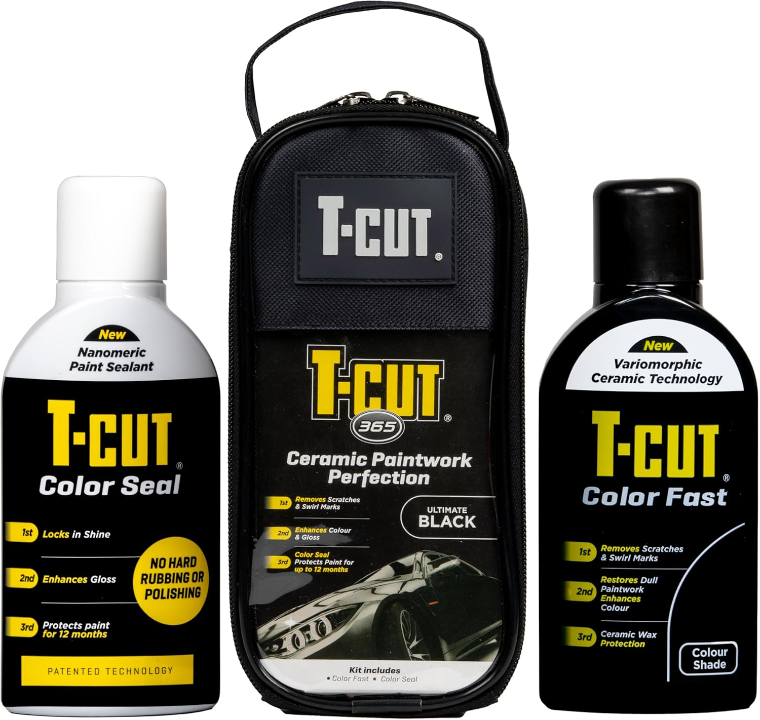 T-Cut 365 Paintwork Perfection, Car Polish and Restorer Kit, Ultimate Black - Paintwork Kit image number 4