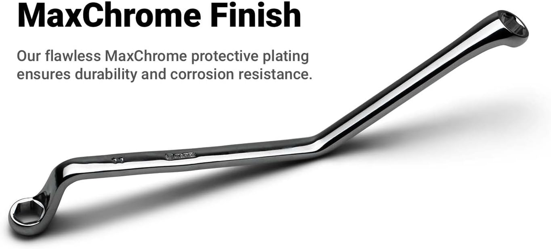 Capri Tools 11 Mm Brake Bleeder Wrench, Angled Double Box End, Metric image number 5