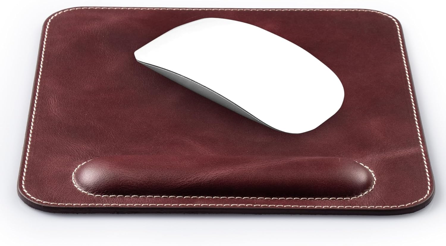 Londo Top Grain Leather Mousepad with Wrist Rest