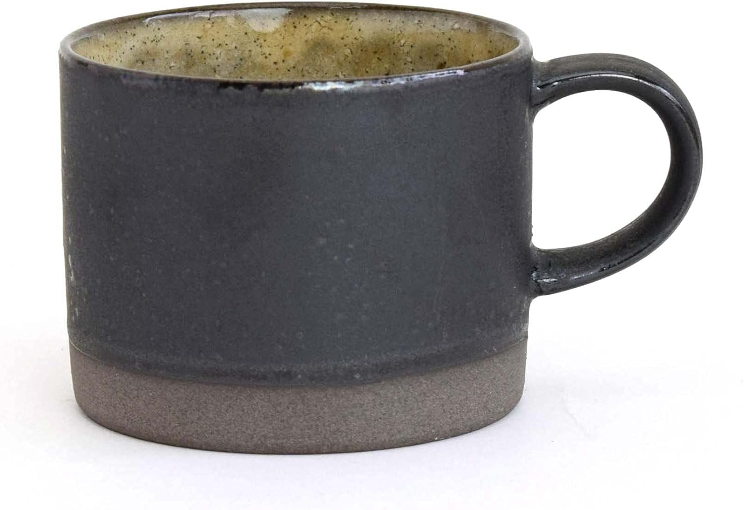 Tatara 220352 Mino Ware Mug, Green, Tableware, Dishwasher, Microwave Safe, Japanese Cafe, Home Time, Ceramic, Made in Japan, 10.1 Fl Oz (300 Ml), Earth Tone