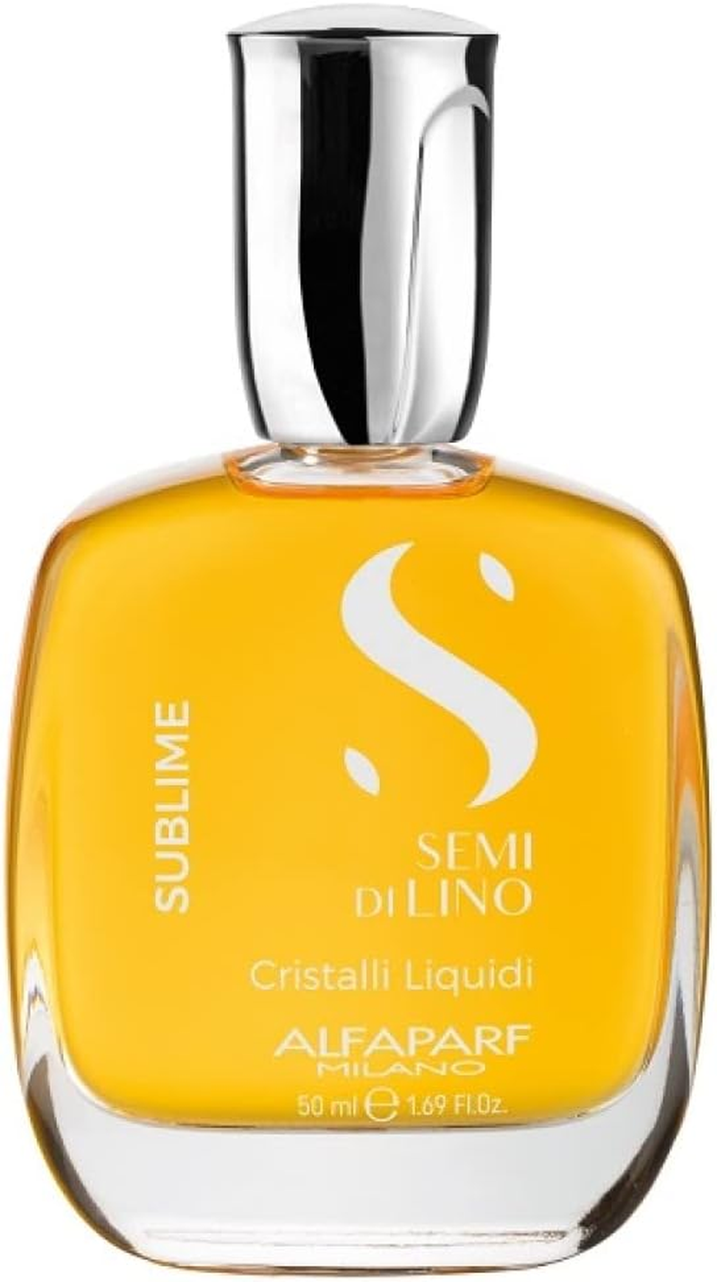Alfaparf Milano Sublime Cristalli Liquidi the Original - Hair Serum with Thermal Protection - Purifies, Perfects, Brightens Hair Fiber - 1.69 Oz