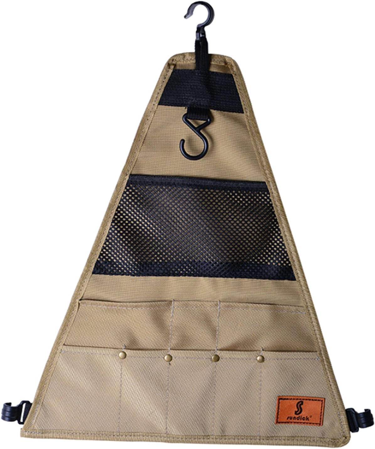 Bivouac Kitchen Cooking Utensil Tableware Travel Organizer Cook Accessories Portable Bag for BBQ Camping Hiking Travel Cookware Organizer Hanging Bag, Triangle Small image number 4