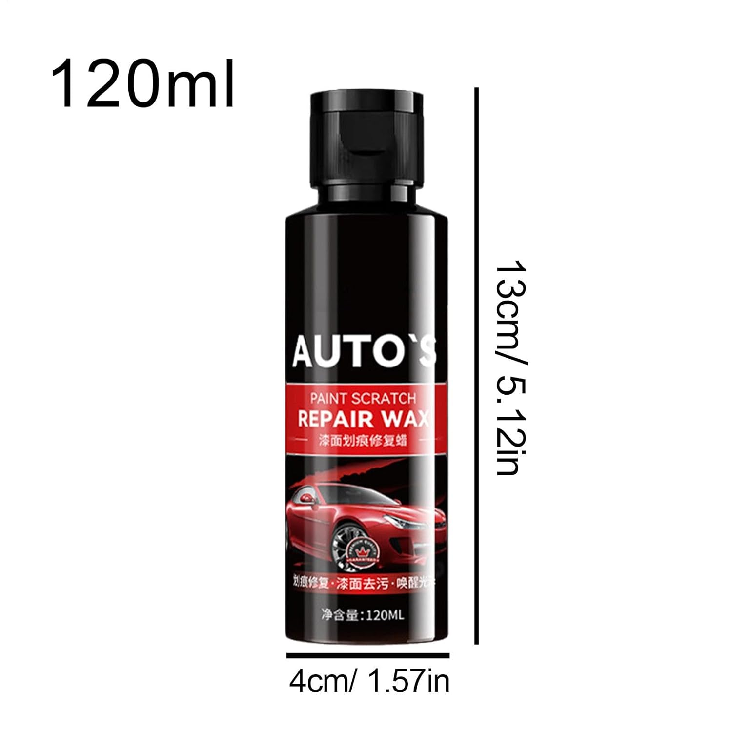 Car Paint Repair Wax - Effective Car Paint Restorer Polishing Compound - 120Ml Scratch Removers, Automotive Polish, Car Exterior Care, Quick Repair for Vehicles image number 2