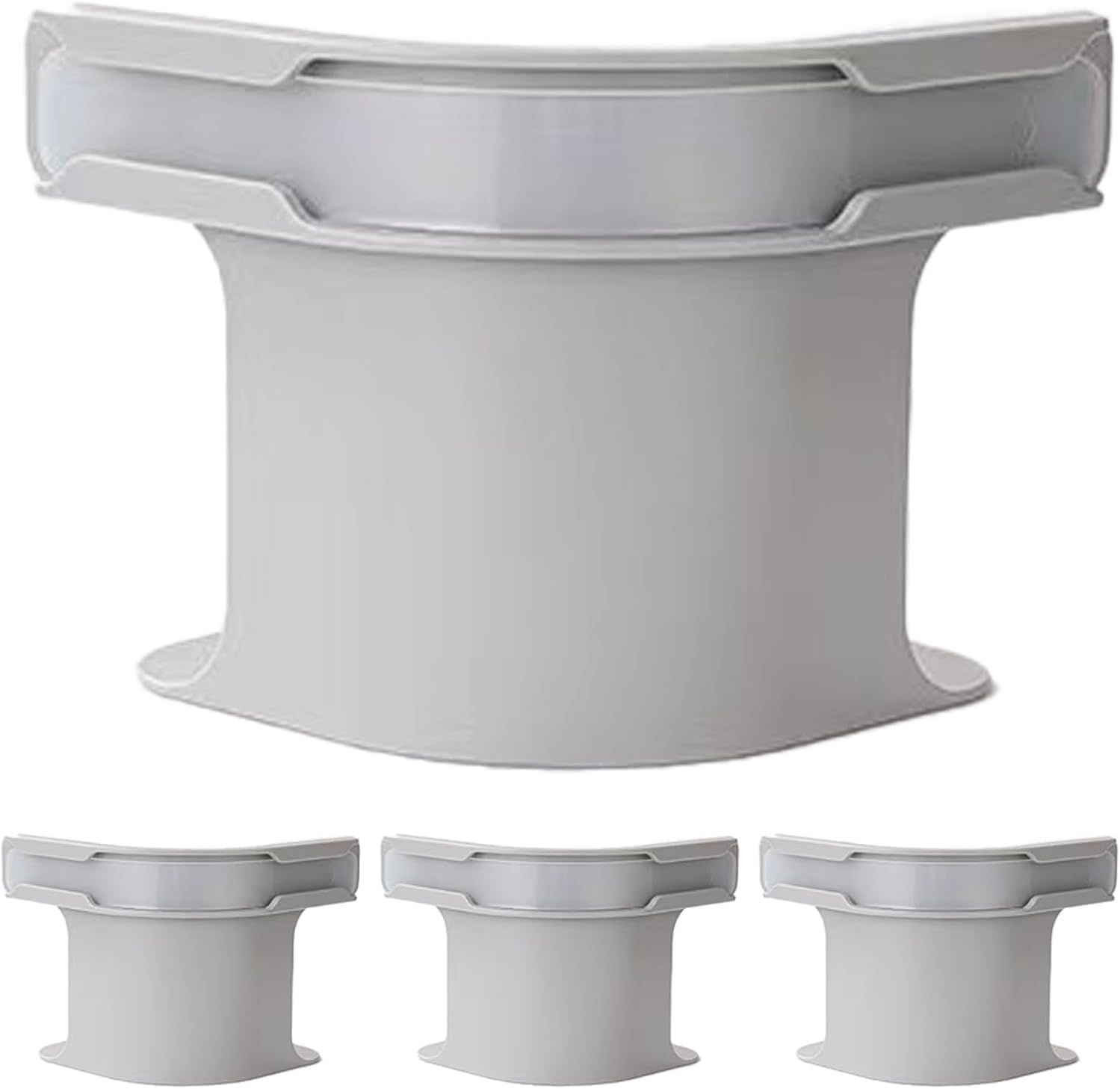 4-Pack Bed Sheet Holder Clips - No-Slip Fitted Sheet Fasteners & Duvet Stabilizers | Grey Anti-Shift Grippers for Mattress image number 5