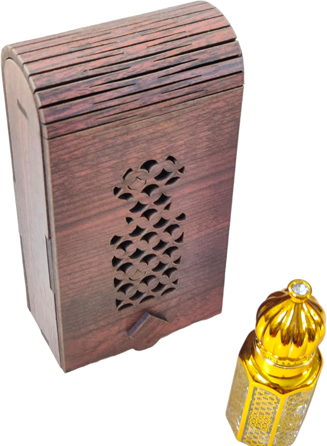 Levenmooi Arabian Rose Attar Perfume Oil &ndash; Alcohol-Free | Natural Long-Lasting Fragrance for Men & Women | Roll-On Perfume | Available in Travel Size with Wooden Box | 12Ml