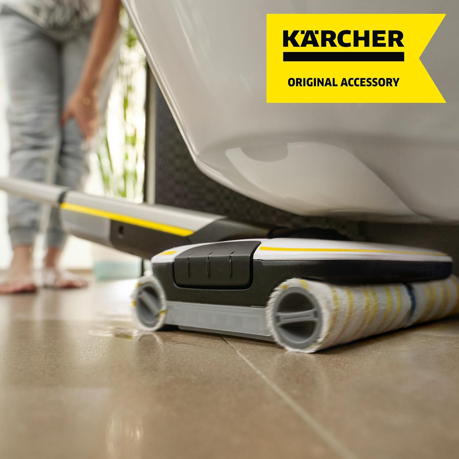 K&auml;rcher 2.055-006.0 FC Microfiber Universal Rollers, Multi - Grey image number 6