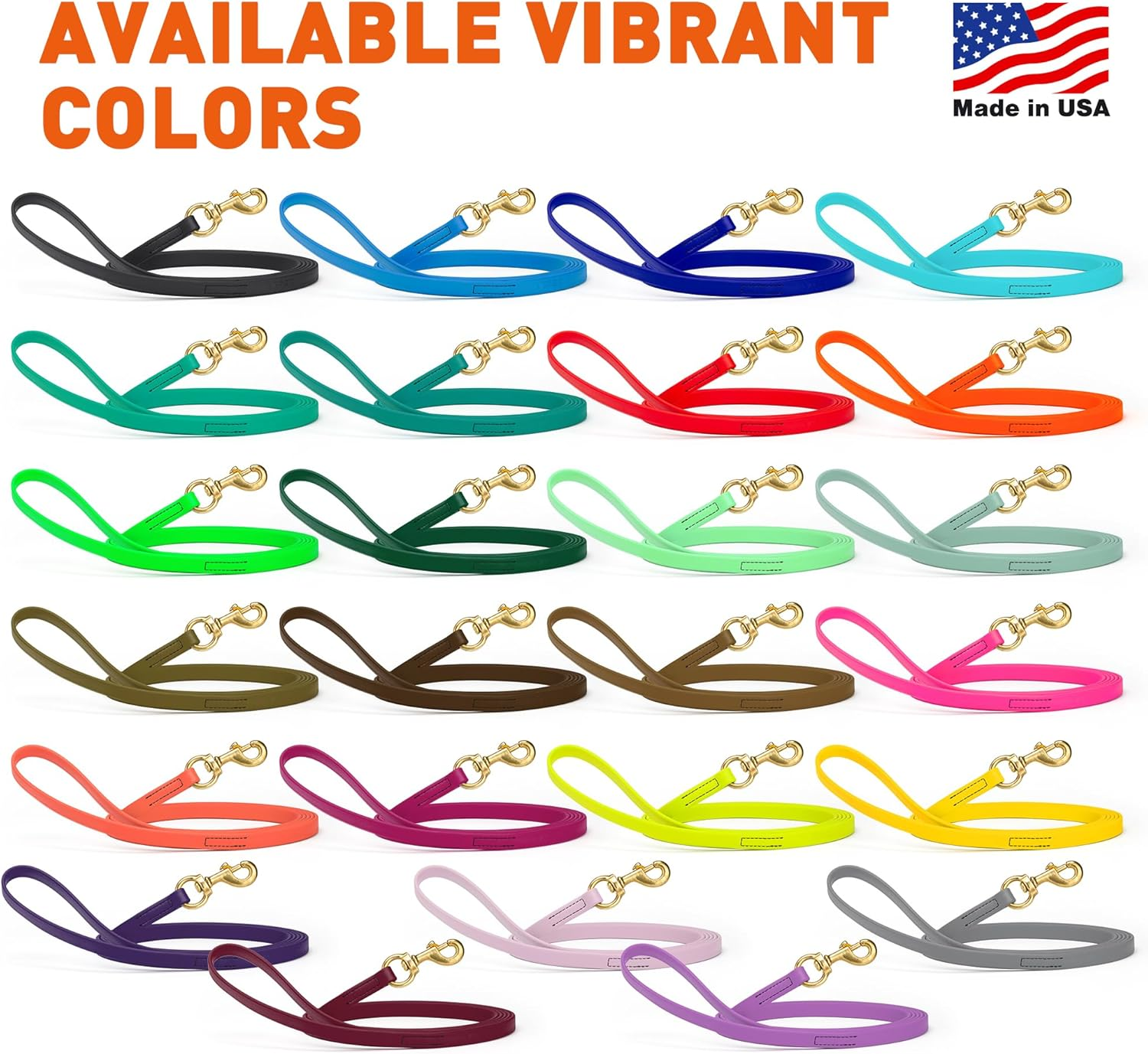 Viper Biothane K9 Working Dog Leash Waterproof Lead for Tracking Training Schutzhund Odor-Proof Long Line with Solid Brass Snap for Puppy Medium and Large Dogs 0.62 in Wide by 15 Ft Long Black image number 3