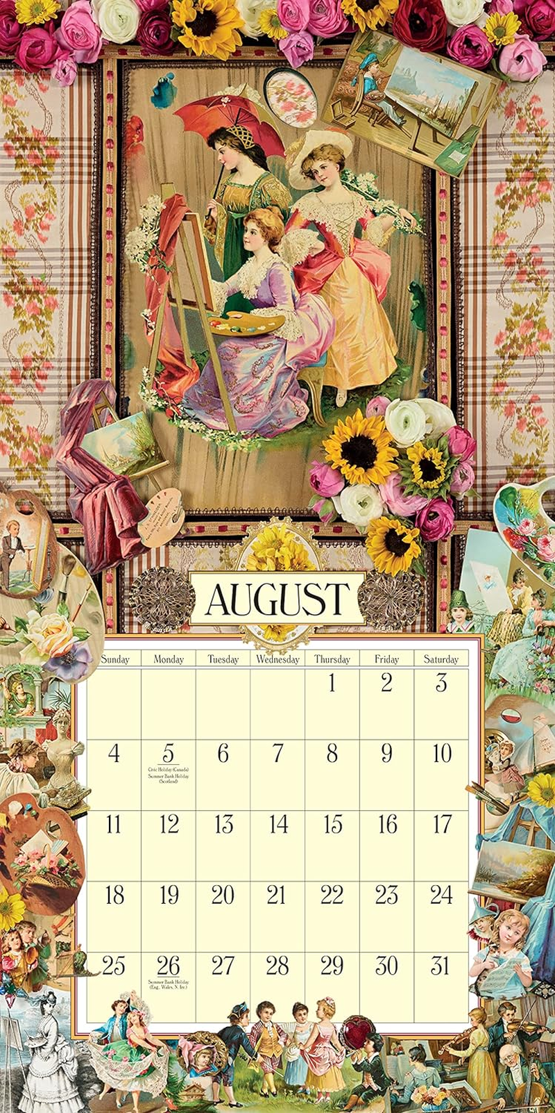Cynthia Hart'S Victoriana Wall Calendar 2024: for the Modern Day Lover of Victorian Homes and Images, Scrapbooker, or Aesthete image number 2