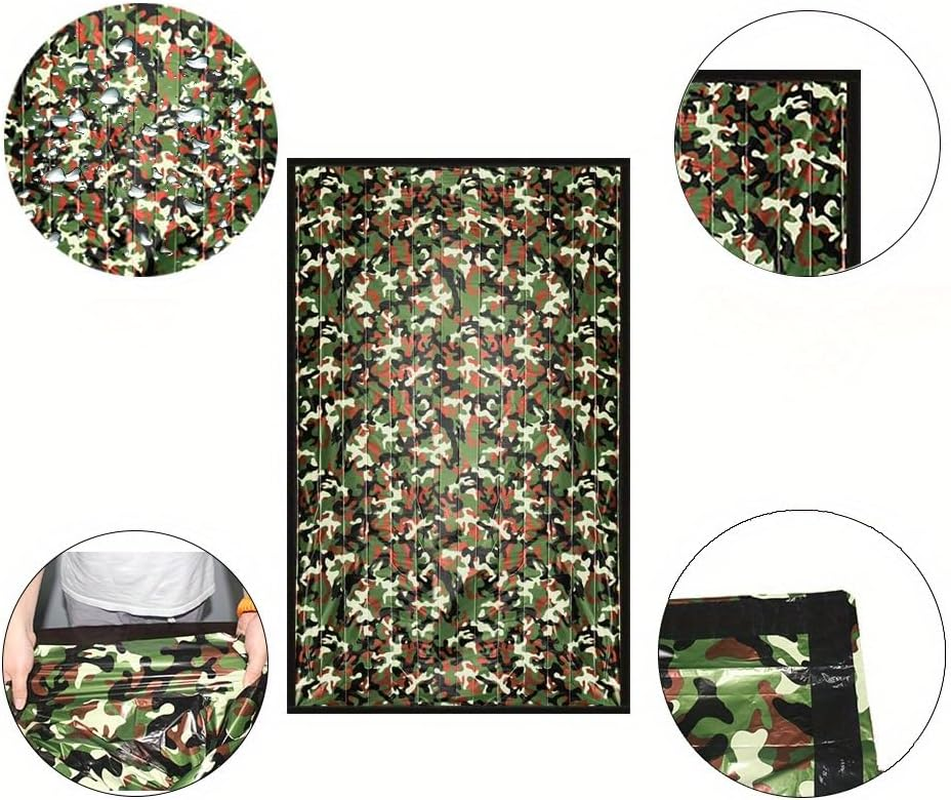 Emergency Sleeping Bag, Lightweight Survival Sleeping Bags Waterproof Thermal Emergency Blanket, Bivy Sack Survival Gear for Outdoor Adventure, Camping, Hiking (213 X 155 Cm) image number 2