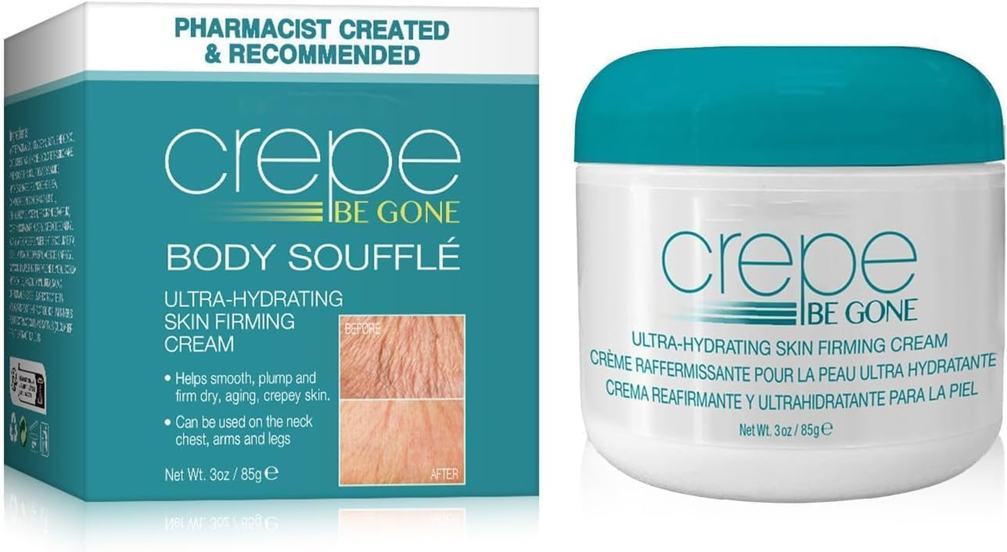 Crepe Be Gone Body Cream &ndash; Skin Firming Moisturizer,Targets Crepey Skin on Neck, Chest, Arms and Legs &ndash; 3 Ounce Tub image number 3