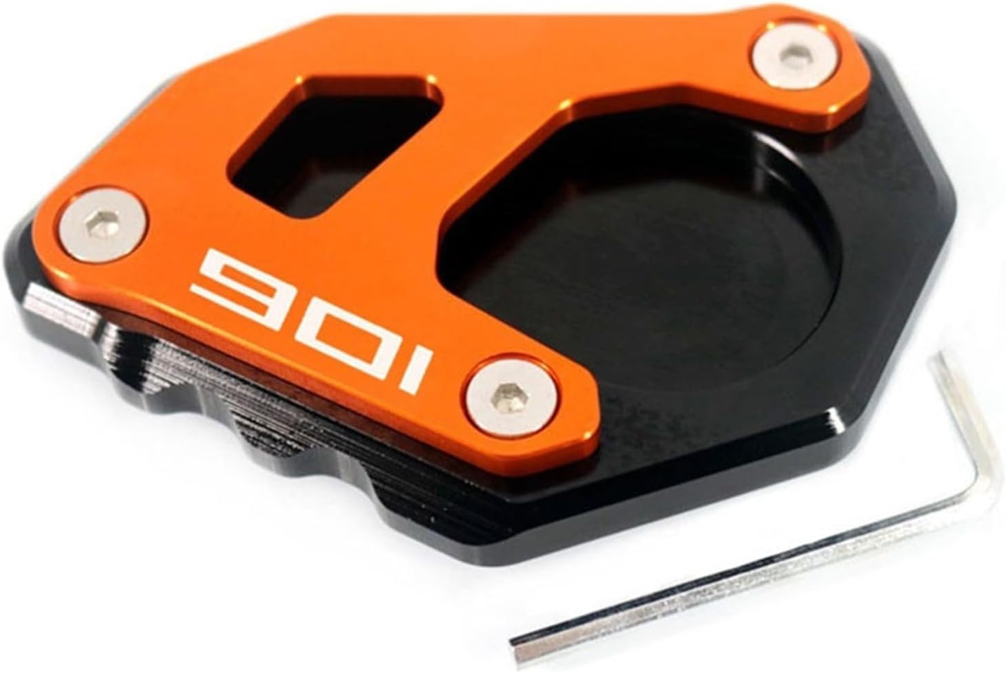 REZIN Fit for Husqvarna 901 Norden 901 Norden901 Motorcycle CNC Kickstand Foot Side Stand Extension Pad Support Plate Enlarge Stand Accessory (Size : Silver) image number 5