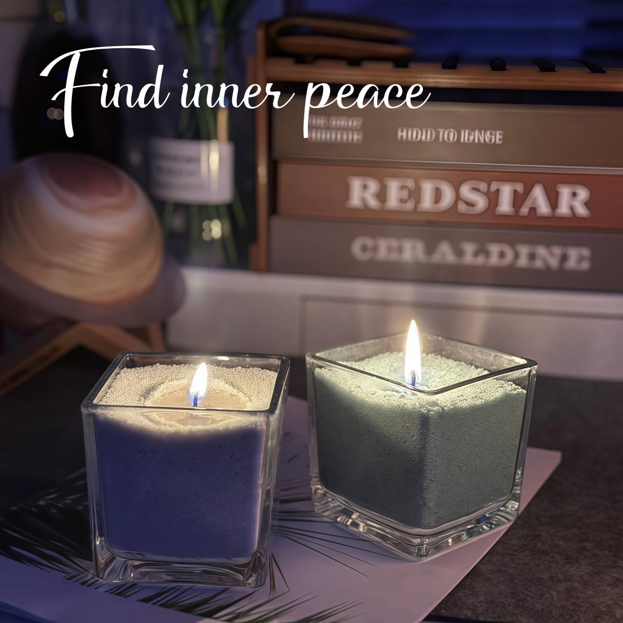 Candle Sand,100% Natural Plant Wax,300 G Candle Sand Lncluding 10 Wicks,1 Piece 300ML Glass Display Bottle,Creative DIY Wax Granules. (Lavender Fragrance) image number 4