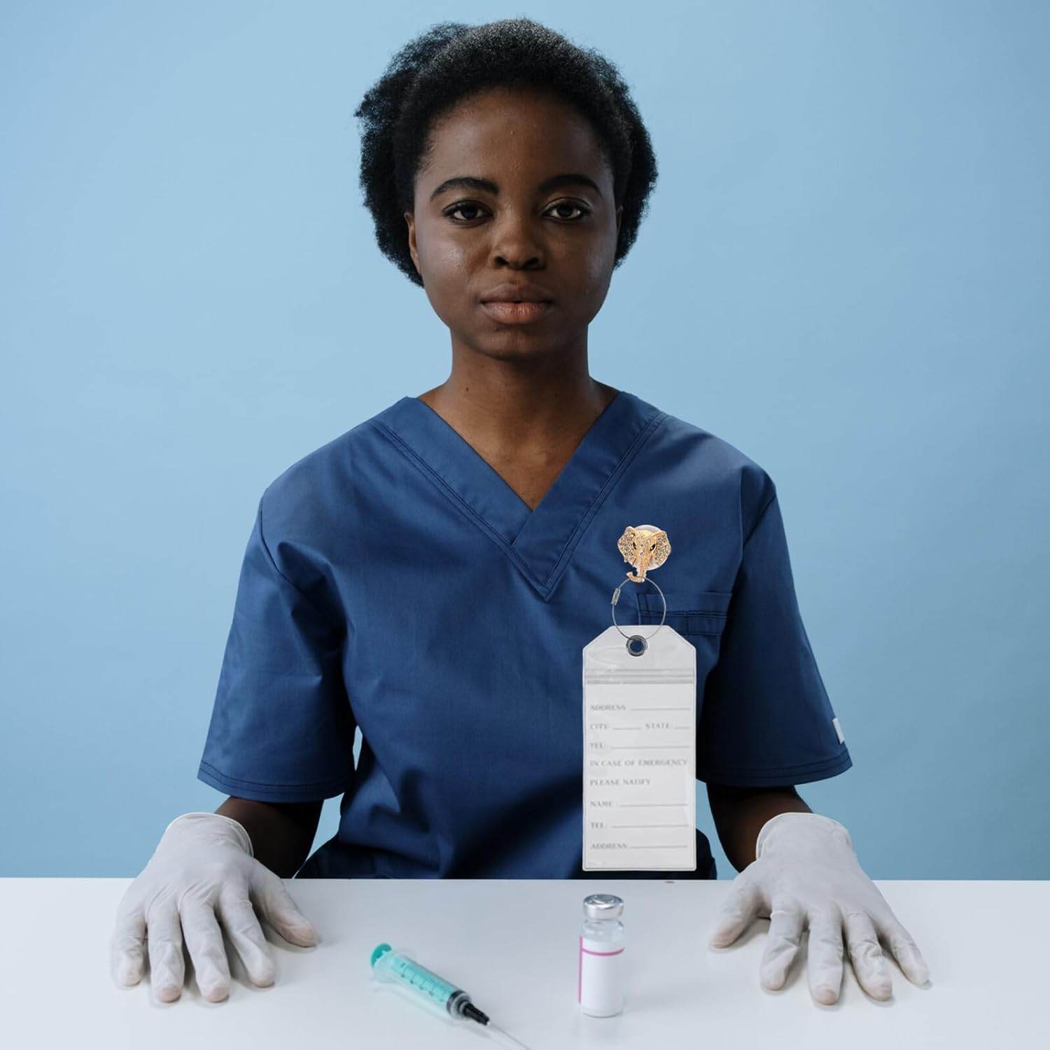 GLSTOY 5Pcs Clear Luggage Tag Holders PVC Id Badge Cases with Lanyards for Travel Essentials Cruise Ships Suitcases Sports Gear and Pet Carriers Protective Covers for Name Tags image number 4