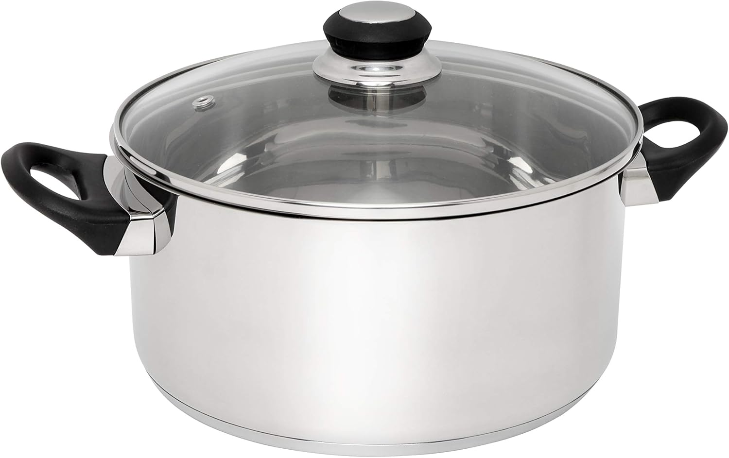 Wiltshire Classic Casserole with Glass Lid, 24 Cm Diameter, Stainless Steel image number 6