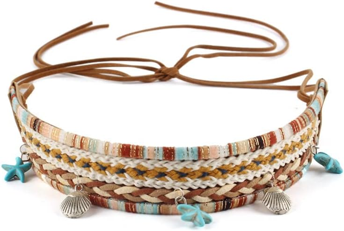 GRNUS Hat Bands for Women Fedora Hat Men Cowboy Cowgirl Hats Handmade Men Belt Accessories Rope Belt