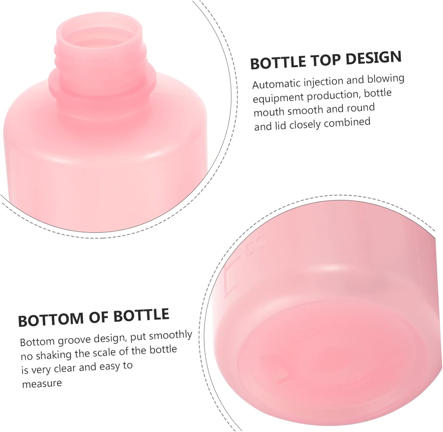 Kisangel 4Pcs Eyelashes Washing Bottles Portable Squeeze Plant Watering Bottles Angled Neck for Care and Precise Watering Design