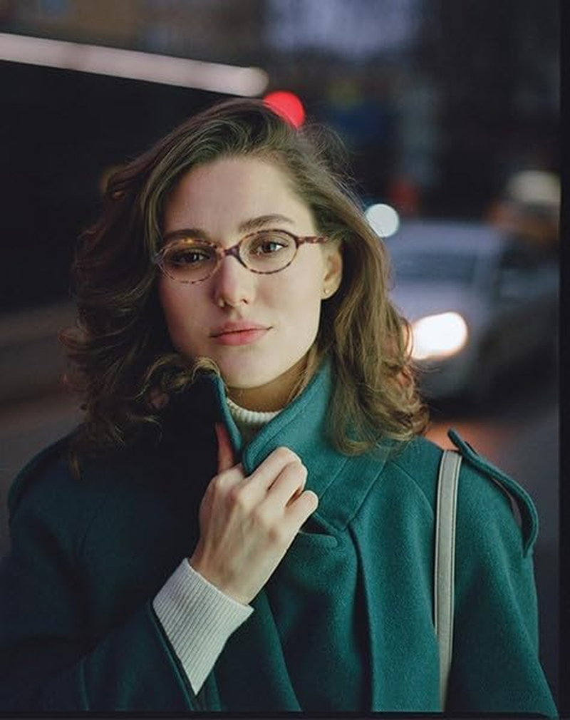 YAMEIZE Oval Blue Light Glasses Women Men - Small anti Blue Light Glasses Retro Blue Filter Glasses Gaming Glasses, Leopard Clear image number 6