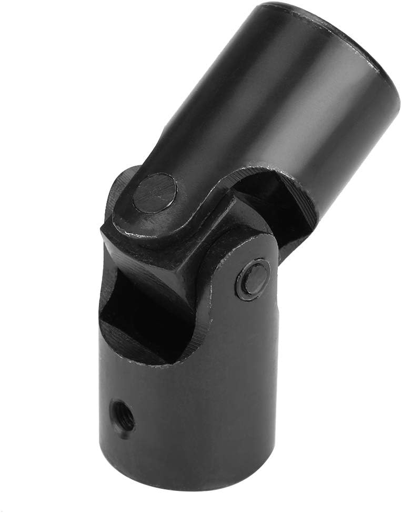 Universal Joint, Shaft Coupling Motor Connector DIY Steering Universal Joint with Screws, Inner Diameter 20Mm Outer Diameter 32Mm Length 85Mm for Connecting Model Cars, Model