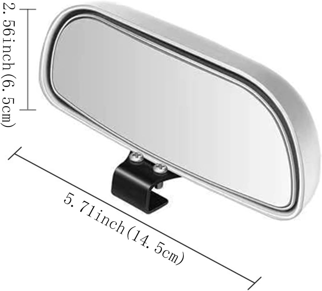 Blind Spot Mirror for Car, Rectangle Rear View HD Glass Wide Angle Mirror, Auto Interior Baby Mirror for Cars Trucks Suvs Rvs Accessories image number 5