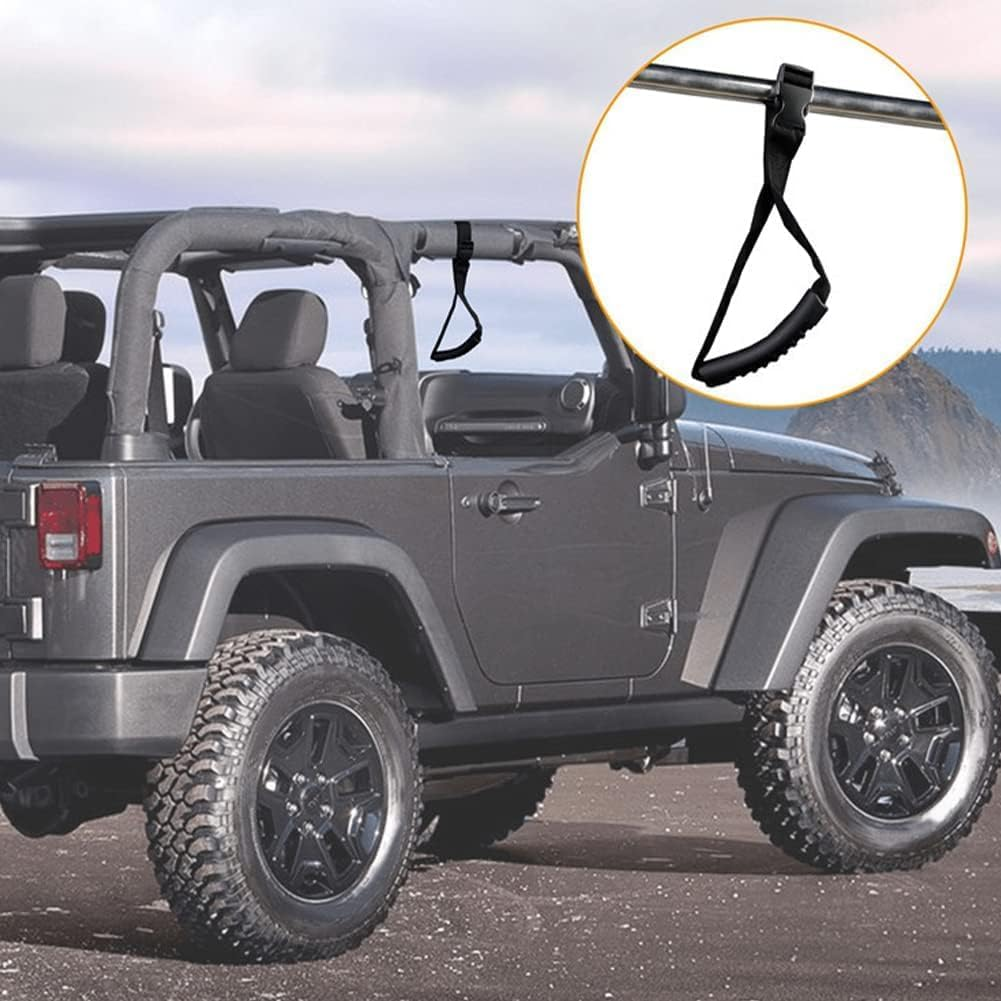 2Pcs Car Standing Aid Safety Grab Handle, Vehicle Support Strap Portable Car Assist Device Grip Handle