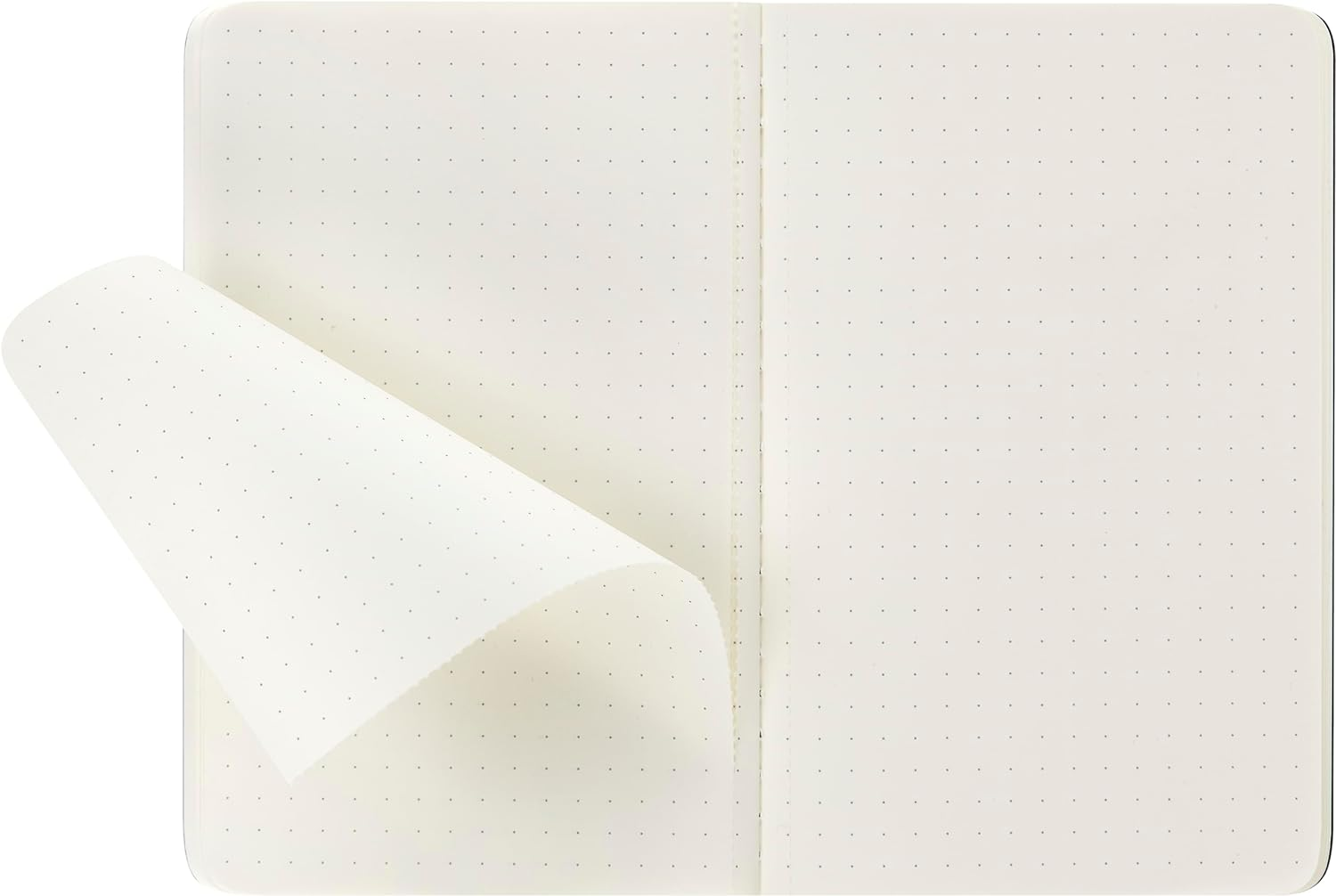 Moleskine QP314 - Cahier Notebook - Set of 3 - Dot Grid - Pocket - Black