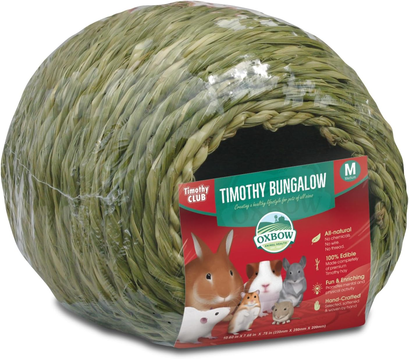 OXBOW PET PRODUCTS 448152 Timothy Club Bungalow for Pets Medium image number 3