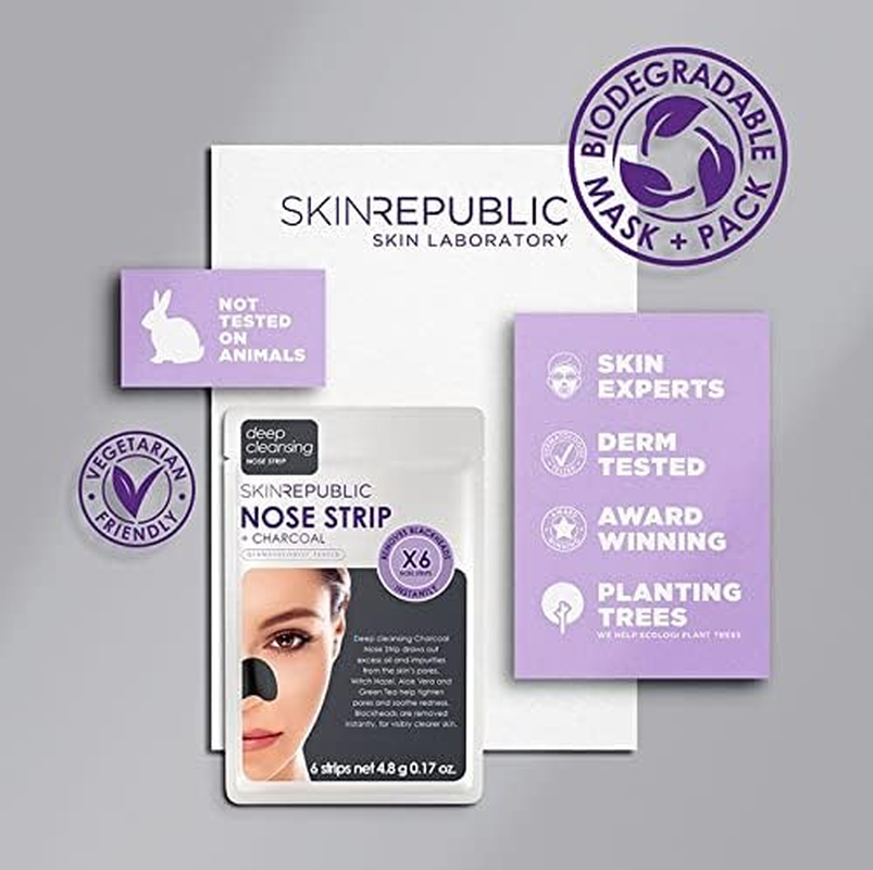 Skin Republic Charcoal Nose Strip (6 Nose Strips) image number 5