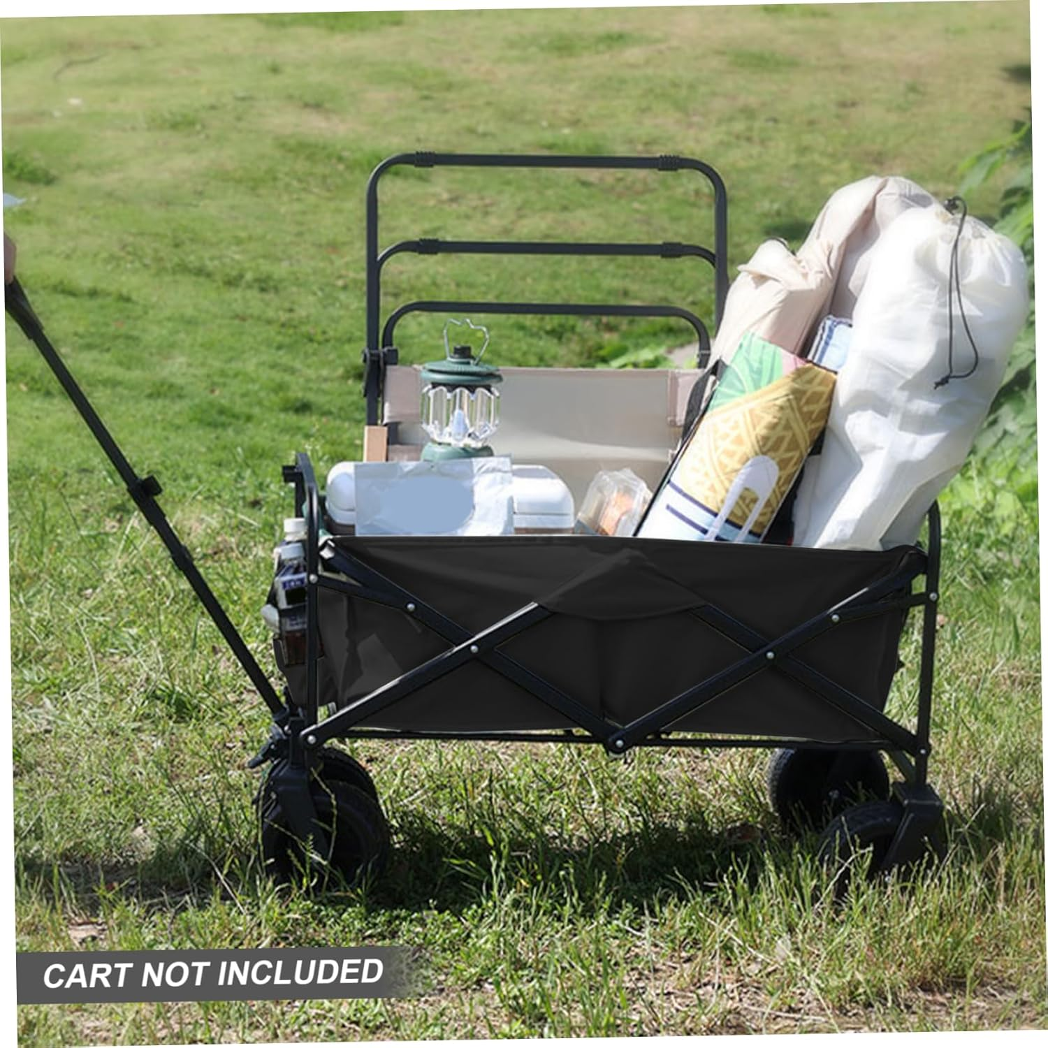 Wagon Cover, Shopping Cart Liner, 30X18X11 Inch Waterproof Foldable Wagon Cover, Removable Washable for Beach Camping Picnic image number 6