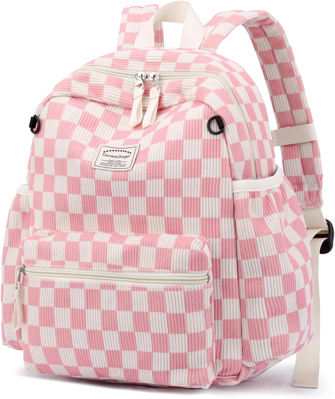 Tanweibago Corduroy Kids Backpack for Boys Girls Backpacks for Primary Elementary Kindergarten image number 6