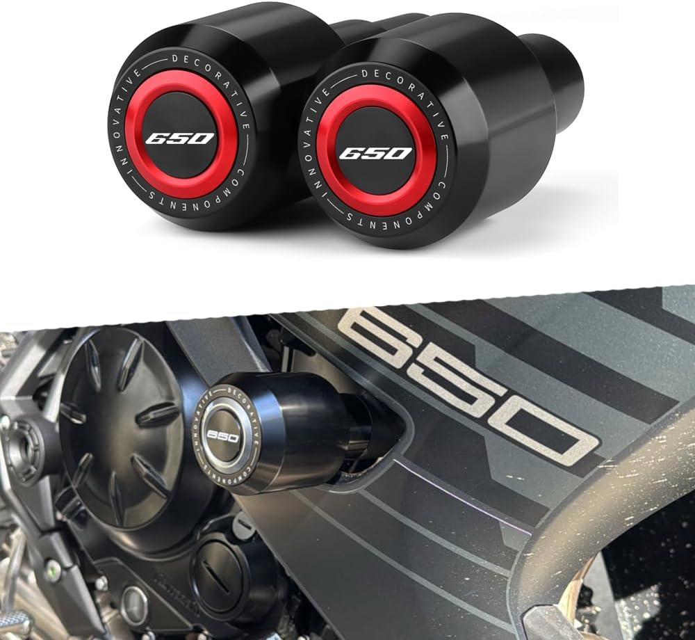 Modeer for K.Awasaki Ninja 650 2017~2024 2025 Motorcycle Frame Slider Anti-Collision Falling Protection Crash Pads Ninja650 Ninja 650 Accessories (Red) - Gray image number 6