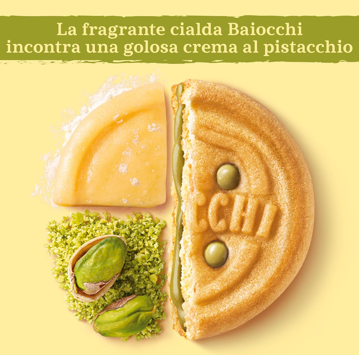 Mulino Bianco Baiocchi Pistacchio 10X240G image number 1
