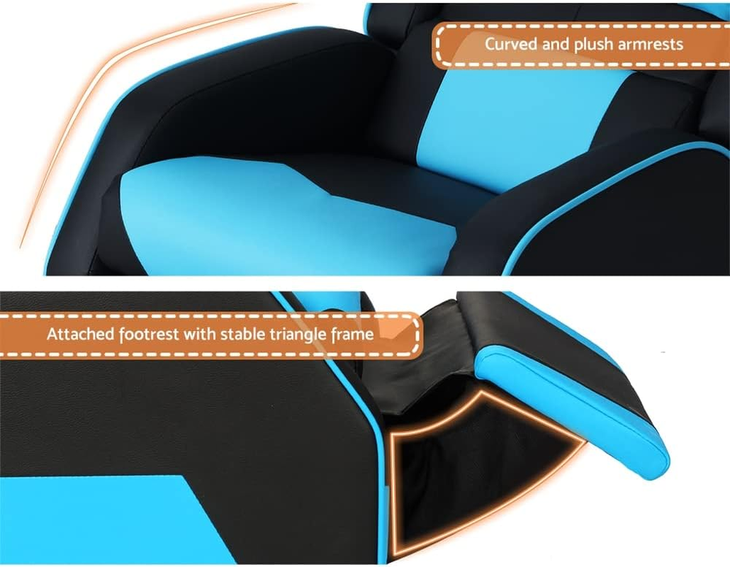 Keezi Kids Recliner Chair Soft Sofa Lounge Couch Children PU Leather Armchair image number 4