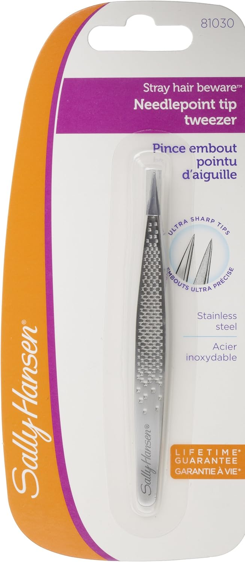 Sally Hansen Stray Hair Beware-Needle Point Tip Tweezer image number 1