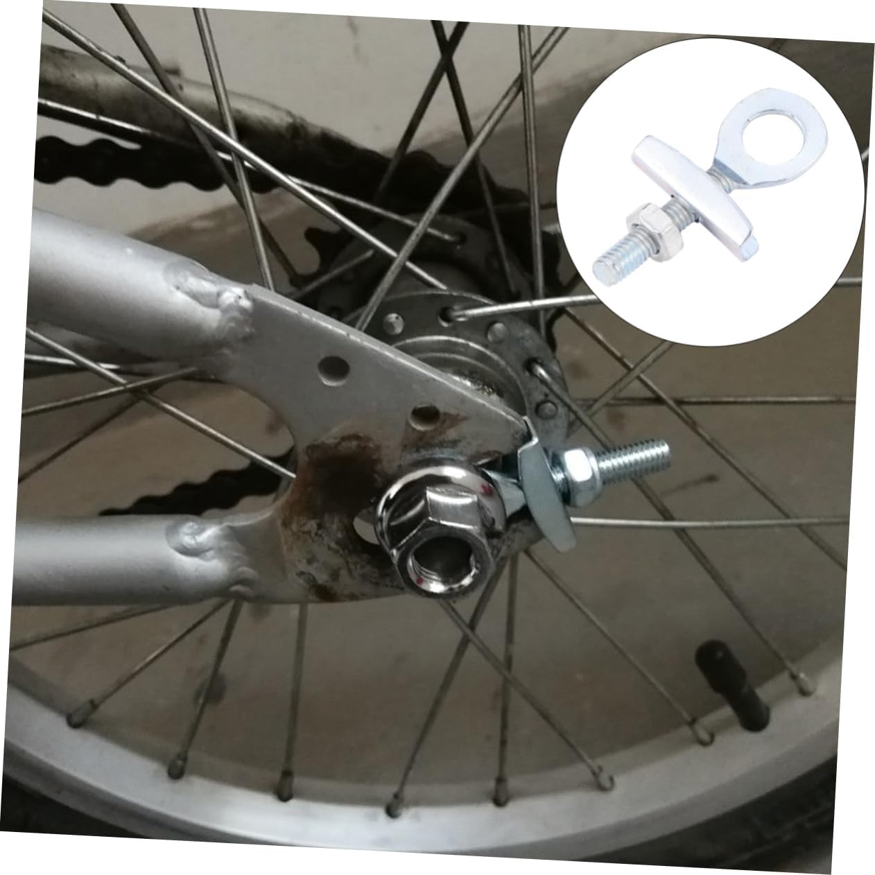 Parliky 20Pcs Bike Chain Tensioners Adjusters Fixed Gear Chain Adjuster Bike Accessories Parts Sturdy and Wear Resistant for Long-Term Use image number 4