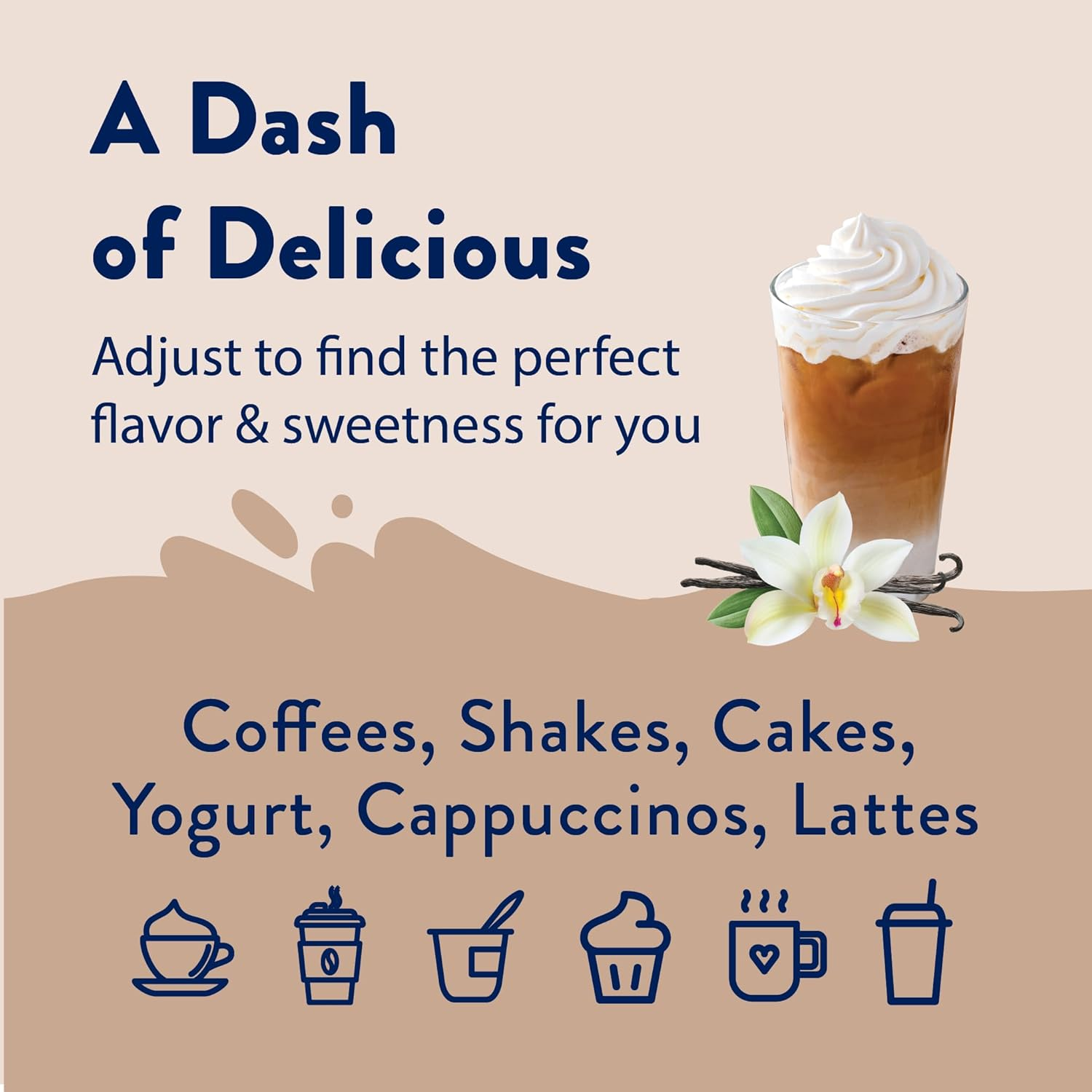 Jordan'S Skinny Syrups Sugar Free Coffee Syrup, Vanilla Flavor Drink Mix, Zero Calorie Flavoring for Chai Latte, Protein Shake, Food, Gluten Free, Keto Friendly, 25.4 Fl Oz, 1 Pack image number 5