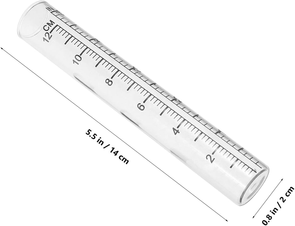 Stainless Steel Rain Gauge Bracket with Glass Measuring Device for Outdoor Patio Garden Weather-Resistant Rain Measuring Tool with Secure Mounting for Accurate Rainfall Readings image number 3