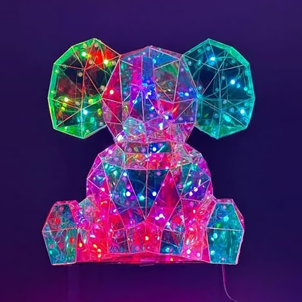 Starlightz LED USB Kids Light 33Cm Elephant, Interactive Neon Night Light Gibson Gifts 20980 image number 1