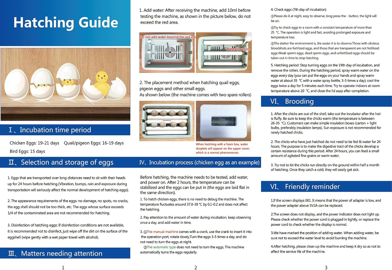 Chicken Egg Incubator, Automatic Egg Hatching Incubator, 4-6 Mini Digital Poultry Hatcher, with Automatic Egg Turning Temperature Control Humidity Display for Hatching Chicken Quail Duck Bird Eggs image number 4